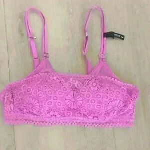 AERIE | Women's Pink Real Power Wireless Padded  Bra Size 32A